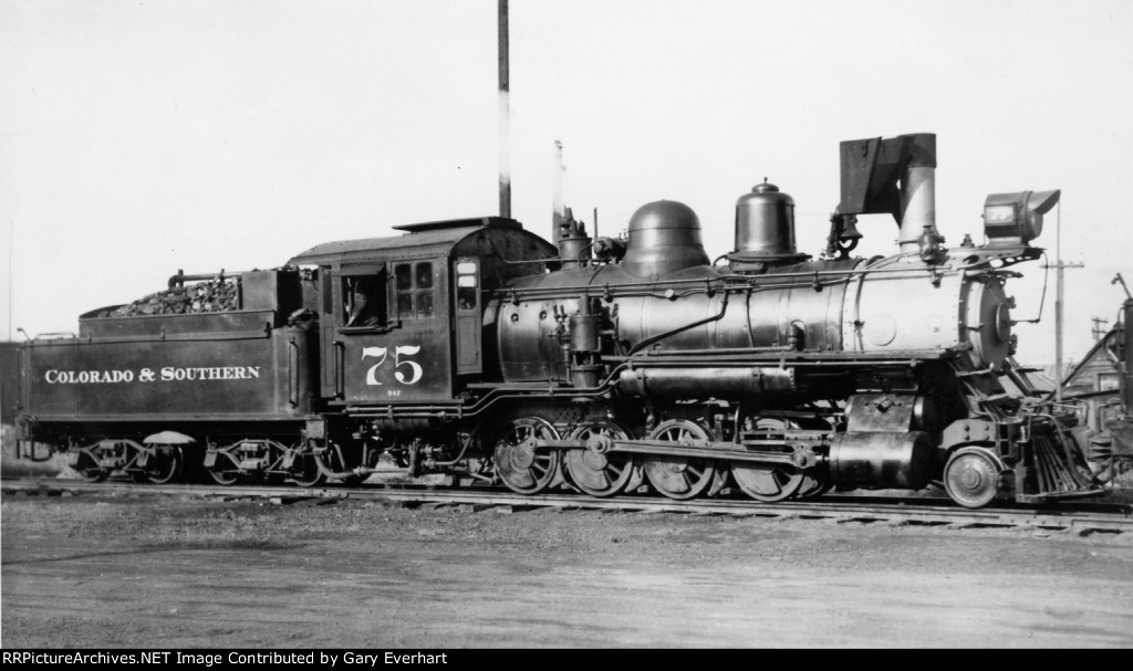 CS 2-8-0ng #75 - Colorado & Southern